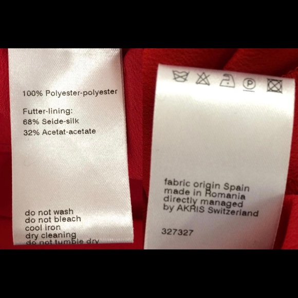 Akris Punto Red Shift Dress - Picture 9 of 10